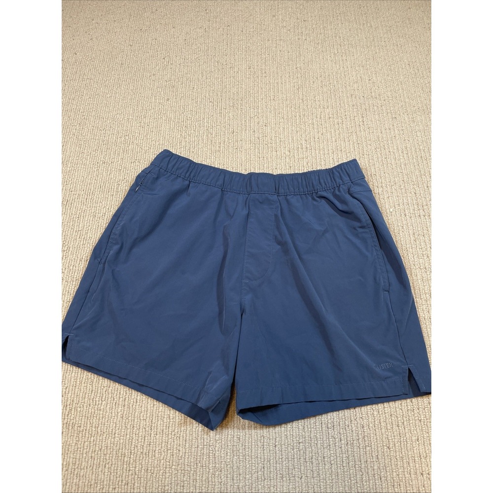 Hollister Men's Medium Hybrid Active Shorts Blue 5" Zip Pocket Pull On